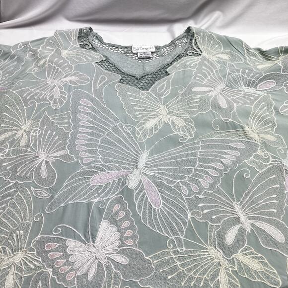 Light Green Embroidered Lacey 2 Piece Women’s Set Skirt And Blouse Plus Size 3X - Picture 11 of 15